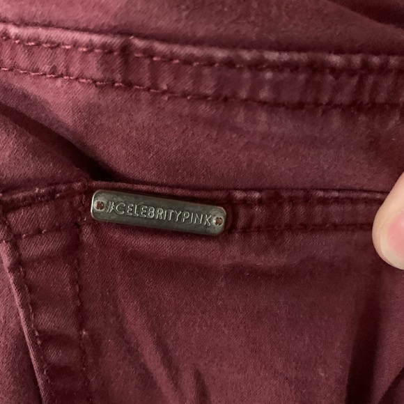 Maroon Skinny Jeans - Picture 5 of 5